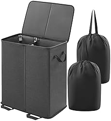 Lifewit Double Laundry Hamper with Lid and