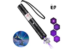 RUMCUT Laser Pointer High Power, Purple Laser Pointer Indicator Light, Long Range Lazer Pointer for Hiking, USB Charge-Purple