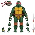 Super7 ULTIMATES! Teenage Mutant Ninja Turtles Raphael - 7" TMNT Action Figure with Accessories Classic Cartoon Collectibles and Retro Toys