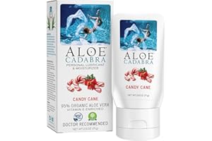 Aloe Cadabra Natural Personal Lubricant, Candy Cane 2.5 ounce