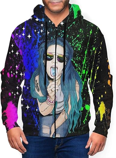 mens full zipper sweatshirt no hood