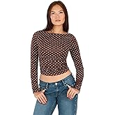 Forever 21 Womens Long Sleeve Top Front Doubled in Self