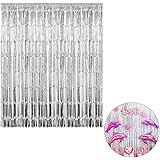 brillante plata metalico flecos tinsel