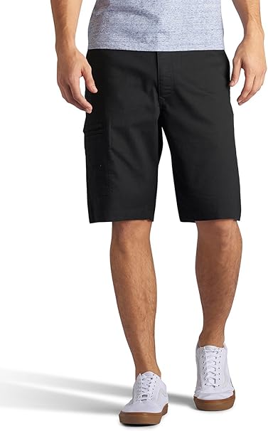 lee dungarees cargo shorts with cell phone pocket