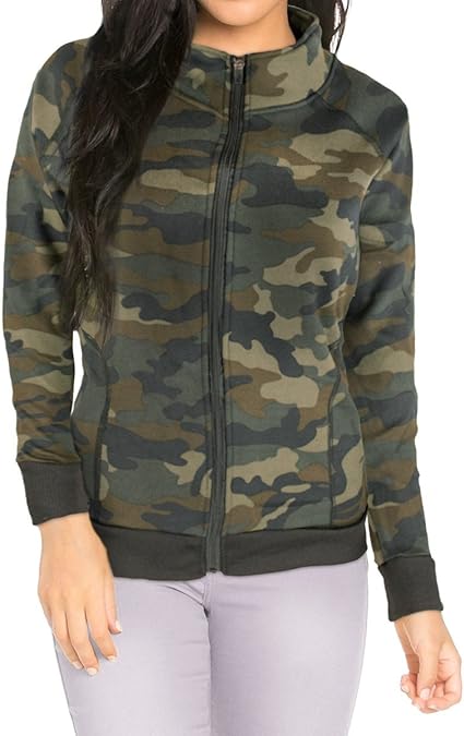sudadera militar mujer