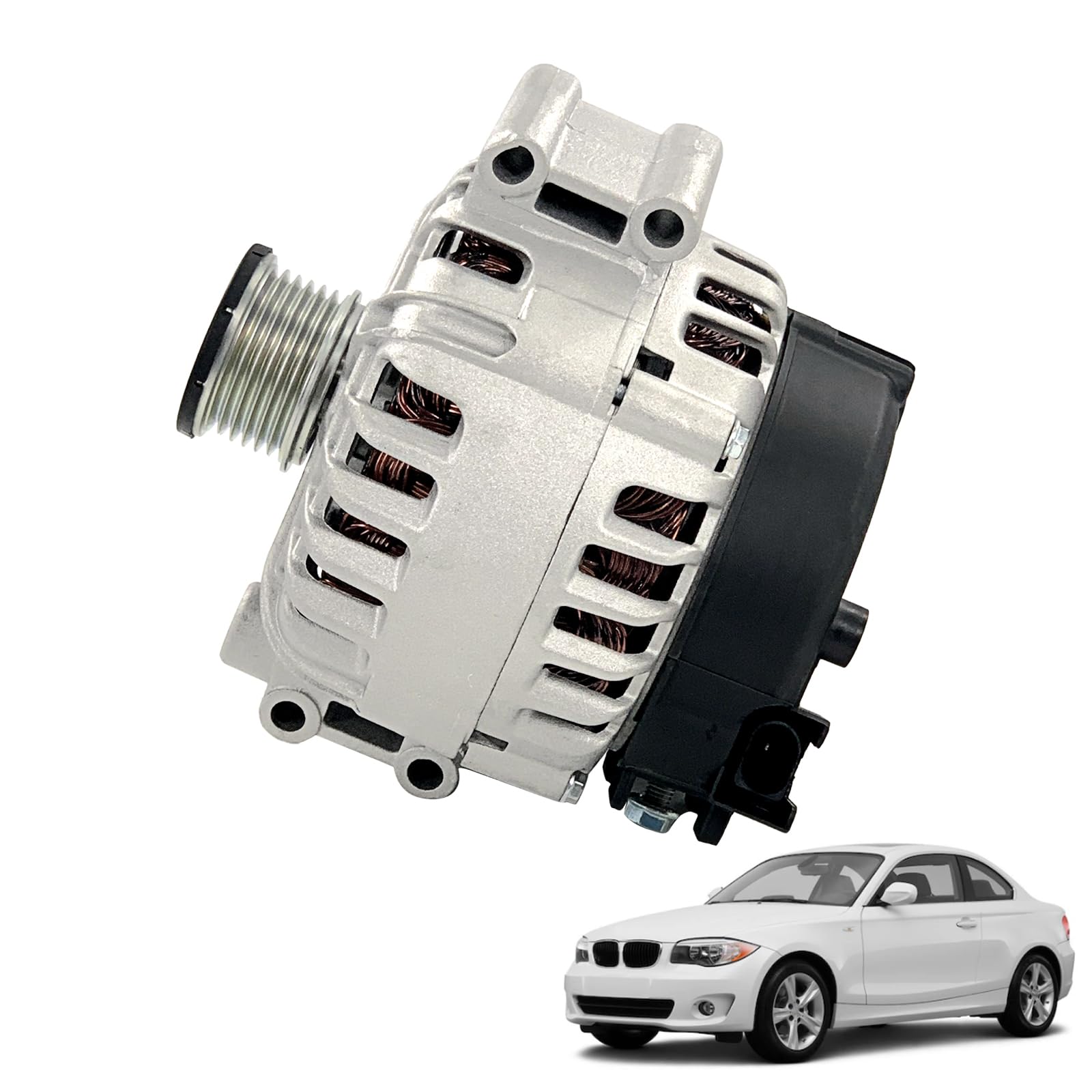 Photo 1 of 12V 120AMP Alternator Compatible With 2020-2022 Nissan Sentra L4 2.0L, Replaces 23100-6LB0A, 21603, 21603R