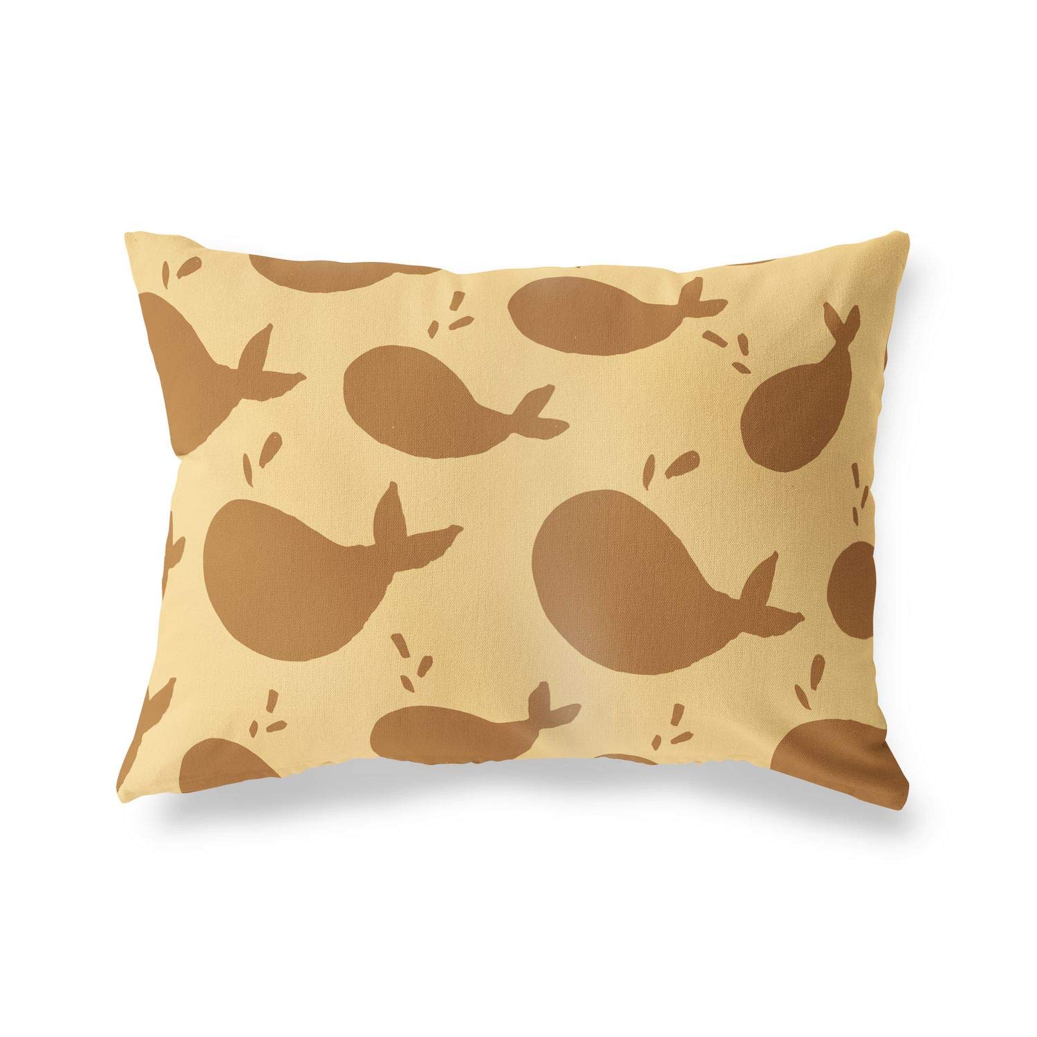 BonaMaison Decorative Cushion Cover, Brown Tones Throw Pillow Covers, Home Decorative Pillowcases for Livingroom, Sofa, Bedroom, Size: 45X60 Cm - Designed and Manufactured in Turkey