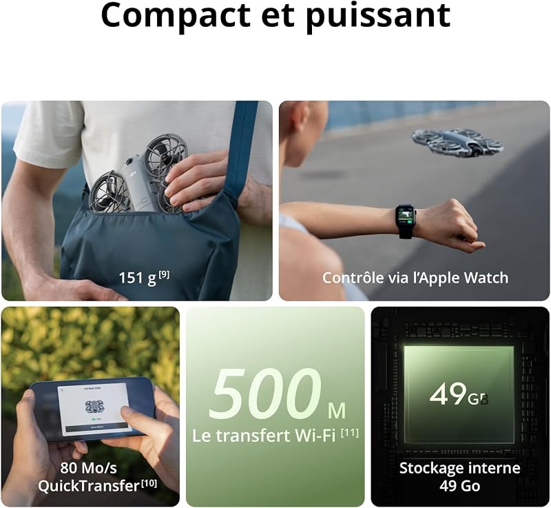 Bundle Motion Fly More DJI Neo 2 avec RC Motion 3 et Goggles N3