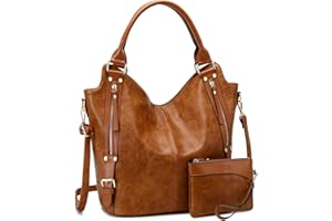 ITSCOSY Women Tote Bag Handbags PU Leather Fashion Hobo Shoulder Bags with Adjustable Shoulder Strap