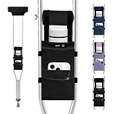 SPRING SEAON Crutches Padding &amp; Crutch Bag (5 PCS) - Crutch Pads for Armpits and Hand Grips Water-Resistant Pouch for Crutches Crutch Cushions Crutches Accessories for Men, Women
