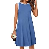 MEROKEETY Summer Spring Sun Dress for Women 2026 Beach Vacation Casual Sundress Sleeveless Tank Dresses Resort Cruise Wear