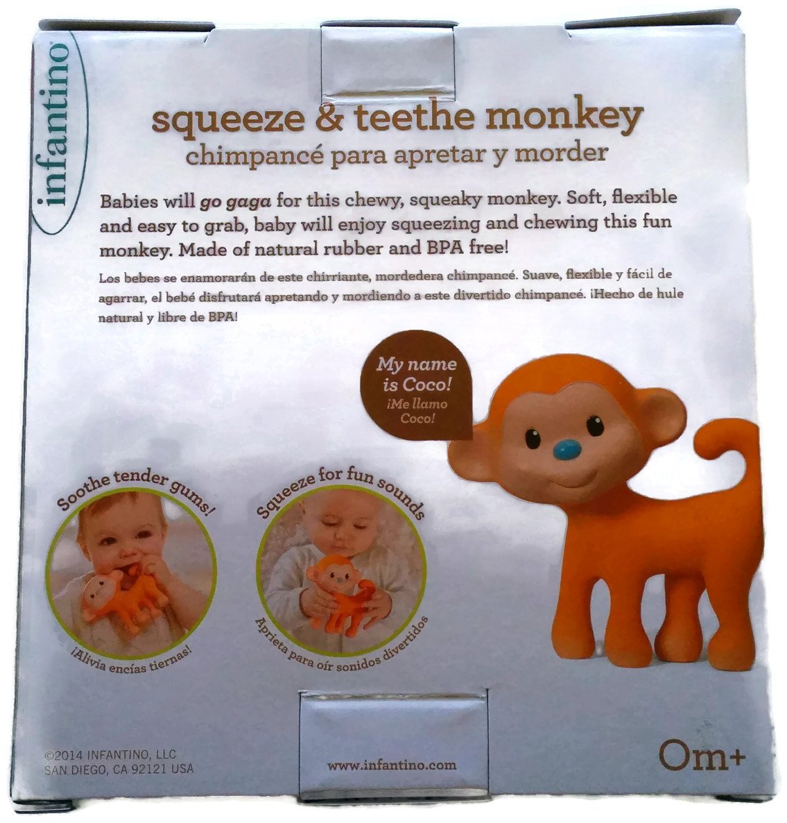 infantino go gaga squeeze and teethe toy