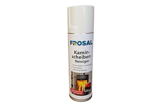 Frosal Kaminscheiben-Reiniger Schaum Spray | Hochleistungs Ofenglas-Reiniger | Kaminreiniger | Profi Ofenreiniger | Kaminglas