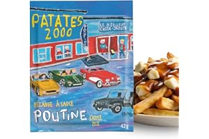 Patates 2000 Poutine Sauce Mix - Perfect for Cheese Fries, Authentic Québec Poutine, Award-Winning Family Recipe, 42g