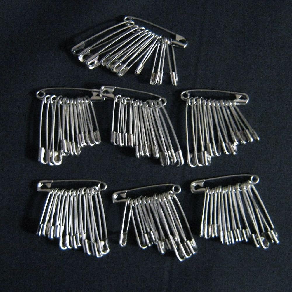 Safety Pins Assorted Sizes Bulk Box