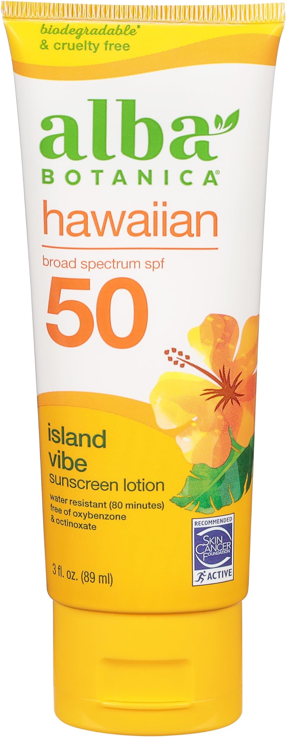 Alba Botanica Hawaiian Green Tea SPF45 Sunscreen Lotion 113g Broad Spectrum