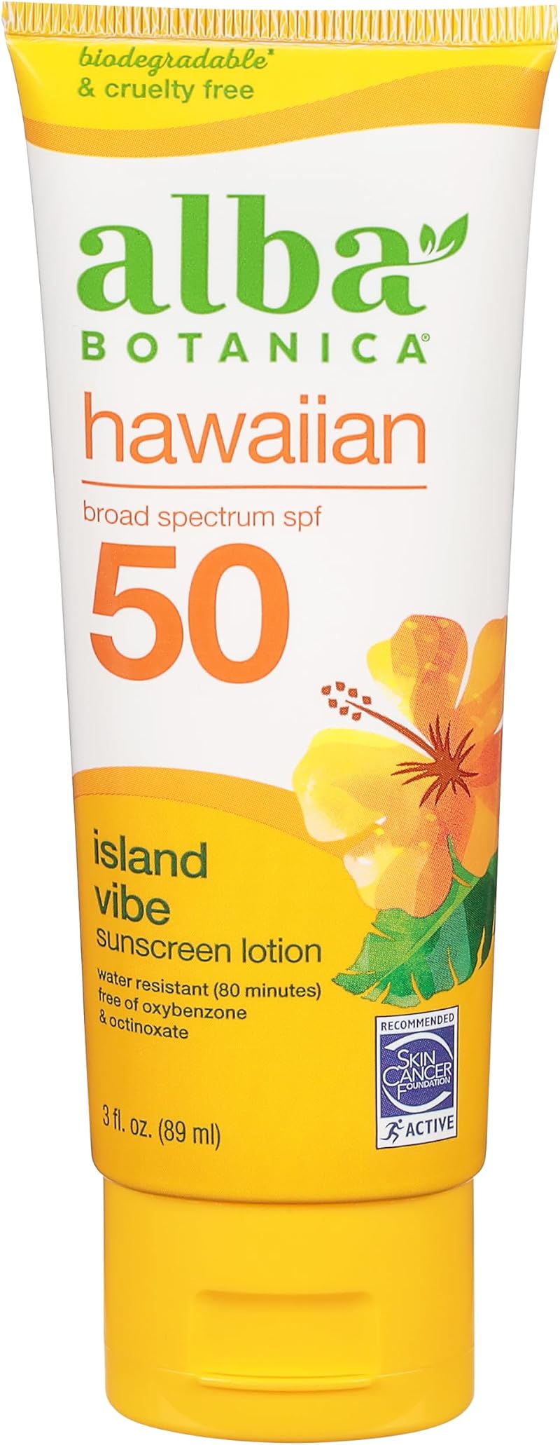 Alba Botanica Hawaiian Green Tea SPF45 Sunscreen Lotion 113g Broad Spectrum
