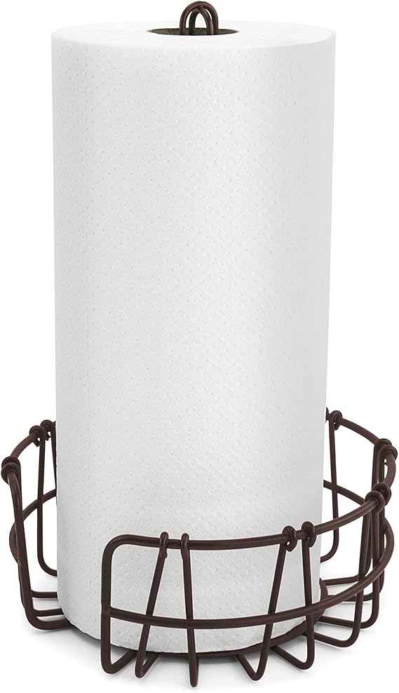 countertop towel holder bronze