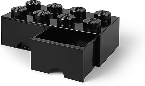 Lego Storage Brick Drawer 8 Knobs 2 Drawers Stackable Storage