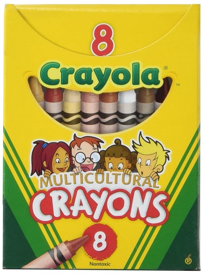 Crayola Crayons, Multicultural, 8Count, Crayons Amazon Canada