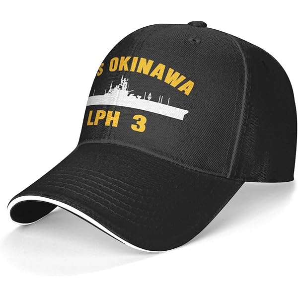 EC USS Okinawa LPH-3 Hat - Navy Blue - Veteran Owned