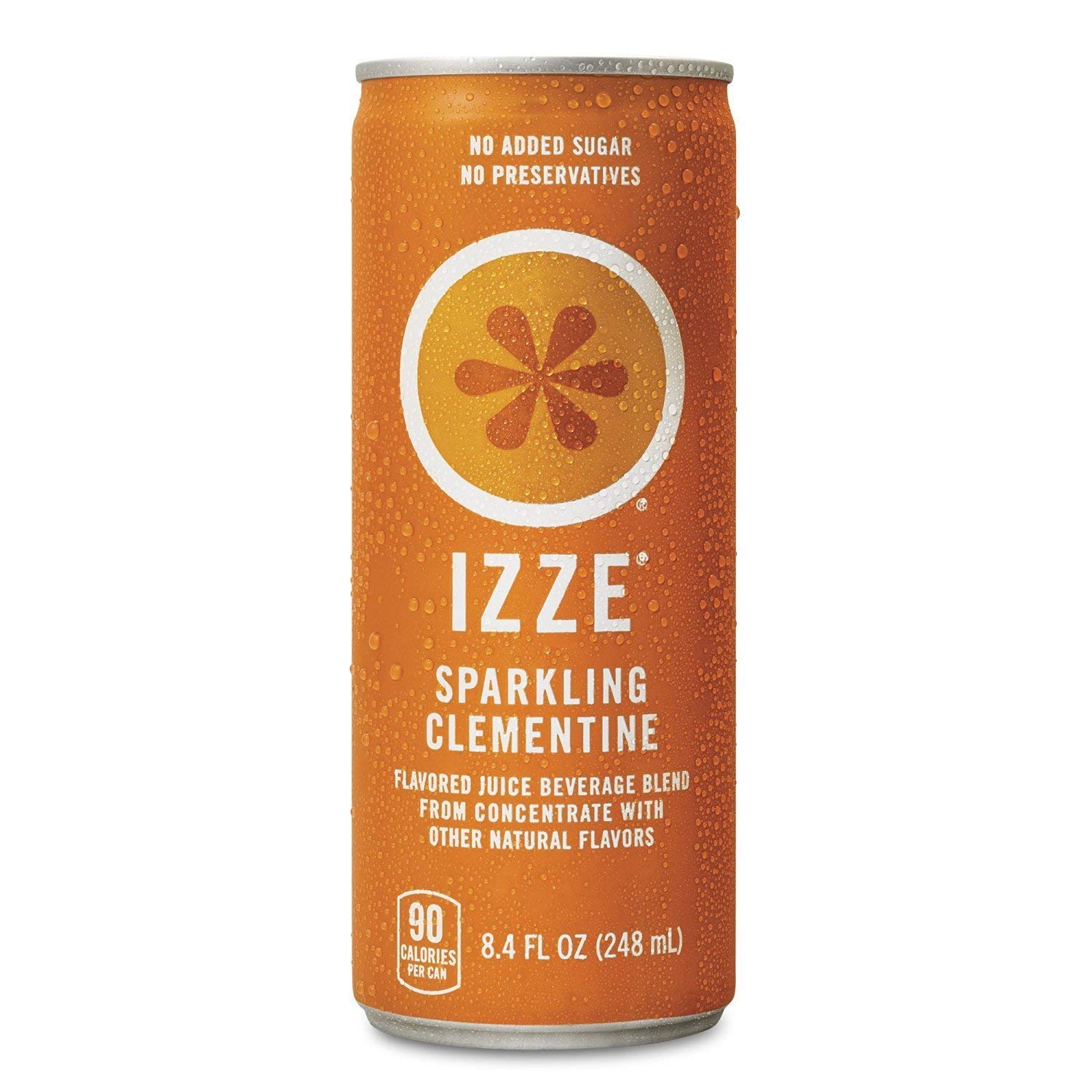 IZZE Sparkling Juice, 4 Flavor Variety Pack, 8.4 oz Cans, 24 Count