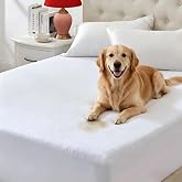 Zippered Mattress Encasement Twin, 6 Side Waterproof Mattress Protector, Premium Hypoallergenic Bed Cover Waterproof, Breathable &amp; Noiseless, Dorm Room Essentials(Suitable for 12-15 Inch)