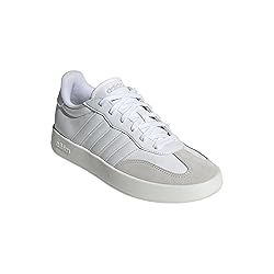 adidas Men's Barreda Sneaker, White/White/Grey, 8.5