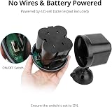 NICREW Battery LED Security Light 2pk PIR Motion Sensor Outdoor Wall Light view 3