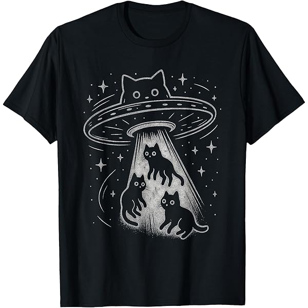 Amazon.com: UFO-Kunst TR3B Triangle Spaceship, Alien T-Shirt