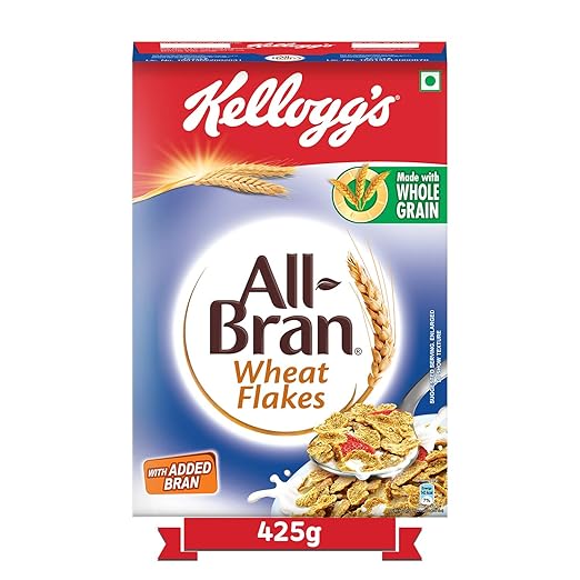 Kelloggs All Bran Wheat Flakes, 425g