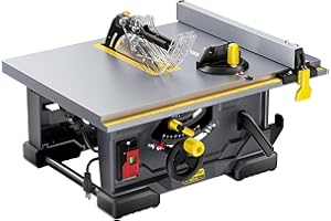 Upstreman Work M1 Pro Portable Table Saw, 13Amp Compact Tablesaw 5700RPM, 8.25", 24T Blade, Dust Collector, Onboard Carrying Handle Easy to Carry, Adjustable Cut Depth and Angle, for DIY