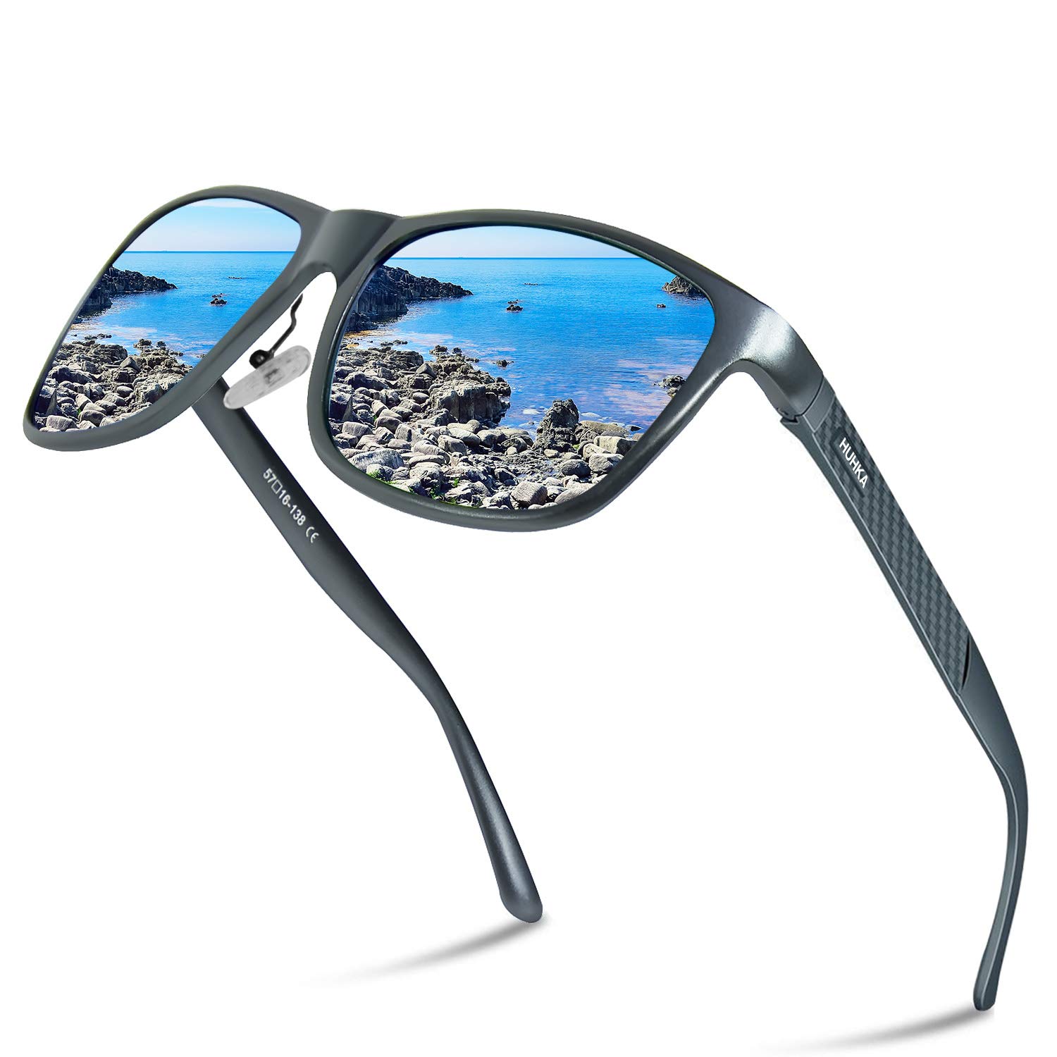 Mua Polarized Sunglasses Polarized Lenses Metal Frame Ultra Lightweight Uv400 Uv Rays Unisex Shock Resistant Drop Prevention Special Case Included Fashionable Sunglasses Reflective Glare Etc Can