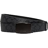 COACH 38 Mm Casual Belt Box, Black/Charcoal