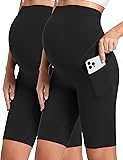 Foucome Women's Maternity Over The Belly Active