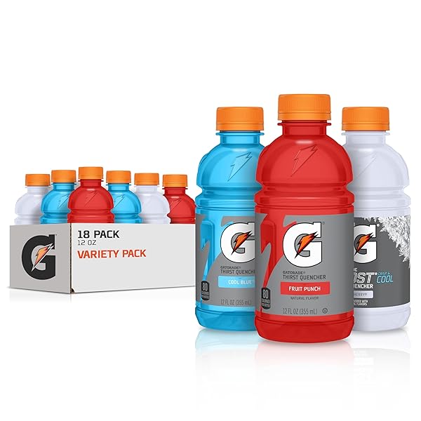 GATORADE THIRST QUENCHER, FRUIT PUNCH, GLACIER CHERRY, COOL...