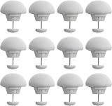 Yikki 12Pcs Duvet Clips Non-Slip Mushroom Holder One-Key Unlock Grey