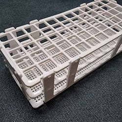 POCOMOCO 3 Pack Plastic Test Tube Rack, 60 Holes
