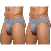 KNK Men's Athletic Supporter Jockstrap with Cup Pocket Organic Cotton
