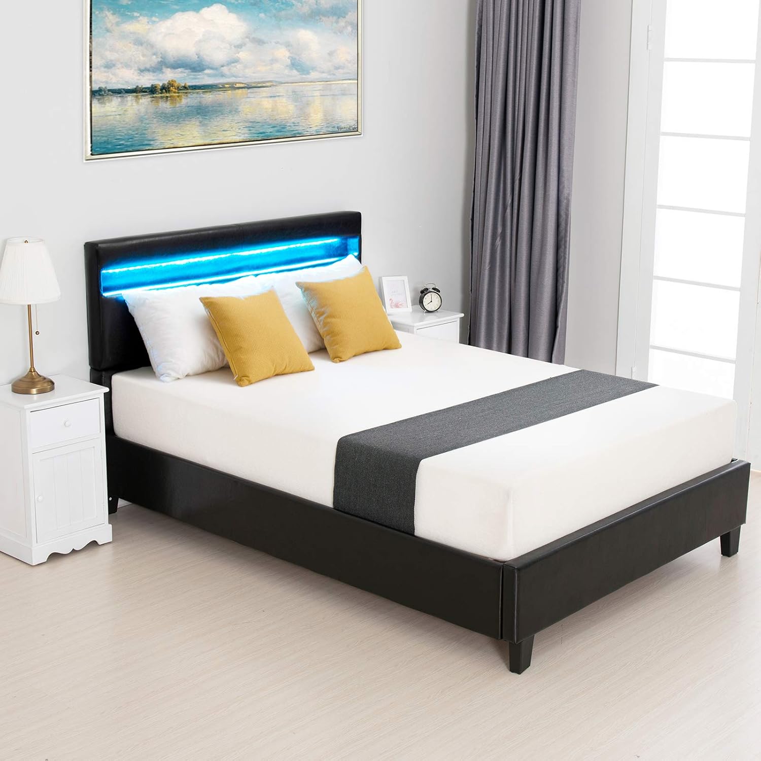 Best full bed frame wood platform