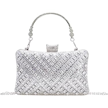 Sac de soirée Tendance pour Femme - Pochette de mariée - Couleur Noir