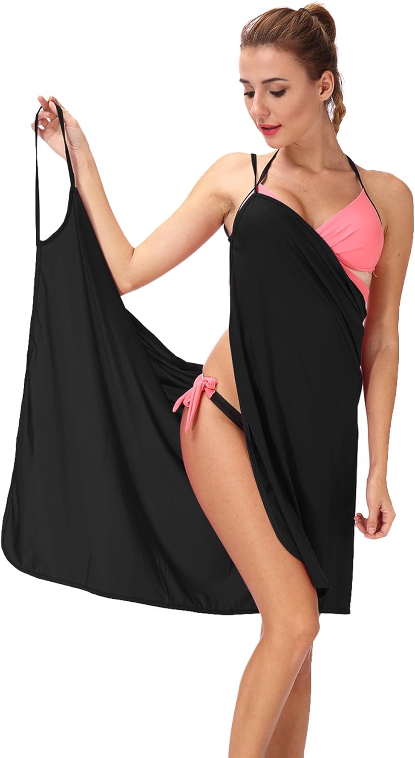 wrap around beach dress