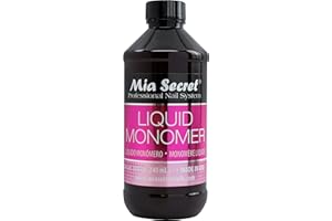MAVENI 8 oz Mia Secret Liquid Monomer - Professional Acrylic Nail Liquid for Acrylic Powder - EMA monomer - Nail Monomer liquid - ema monomer acrylic nail liquid