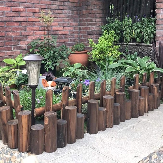 ZHANWEI Valla de jardín Bordura de jardín Espesar De Madera Cama ...