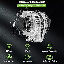 SCITOO Alternator 9764219-124 Fit for Honda Pilot
