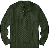 Yimoon Boys Sweater Kids Turtleneck Pullover Cable Knit Sweaters