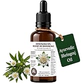 Best Natures Bhringraj Oil, Indian Eclipta Alba Oil, Pure and Natural, Cleans scalp, Improve overall appearance of hair. Goodbye Dandruff, For Graying, Hello Luminously shiny hair - 1 fl oz / 30 ml