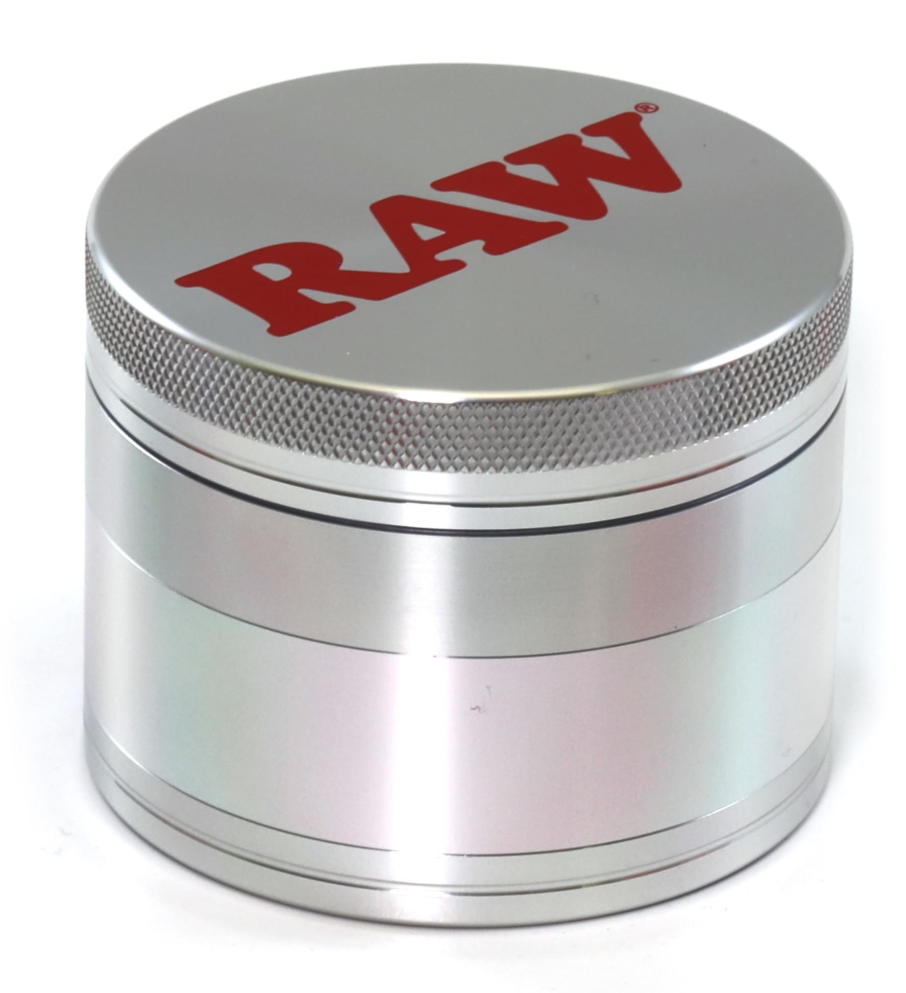 Raw 19330 Grinder-4 Pieces with Shovel 56 mm, Aluminium.