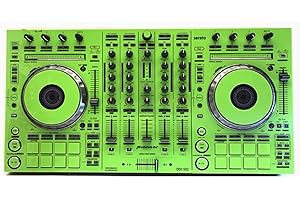DUMNFIO Protective Cover Skin for Pioneer DJ DDJ-SX2,Protective Film Sticker (Green)