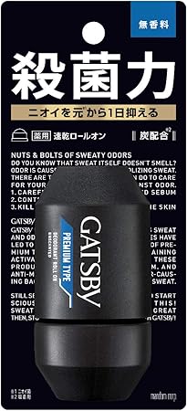 Amazon ギャツビー Gatsby プレミアムタイプデオドラントロールオン メンズ 制汗剤 脇汗対策 無香料 60ml 医薬部外品 Gatsby ギャツビー ビューティー 通販